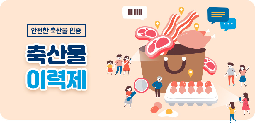 축산물 이력제도 안내 이미지